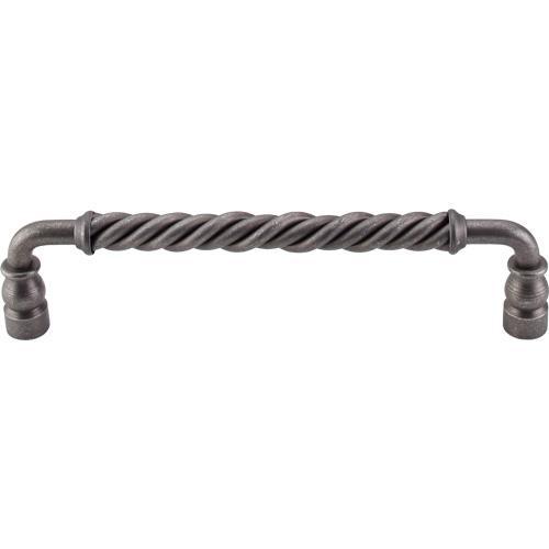 Top Knobs T-M673 Normandy Pewter Twisted Bar Pull - Knob Depot