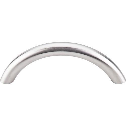 Top Knobs T-SS13 Stainless Steel Brushed Stainless Steel Bowed Bar Pull - Knob Depot