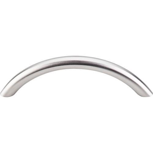 Top Knobs T-SS14 Stainless Steel Brushed Stainless Steel Bowed Bar Pull - Knob Depot