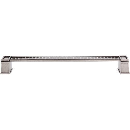 Top Knobs T-TK189PTA Great Wall - Appliance Pulls Pewter Antique Appliance Pull - Knob Depot