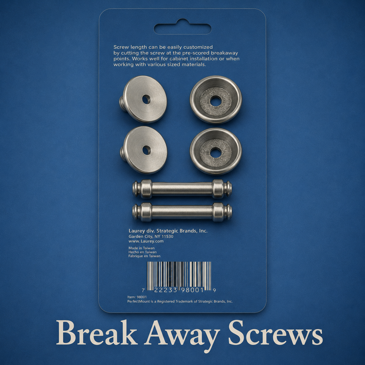 Paradise Bathworks - Break Away Screws