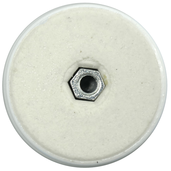 Laurey 1142 1 3/8" Porcelain Knob - White