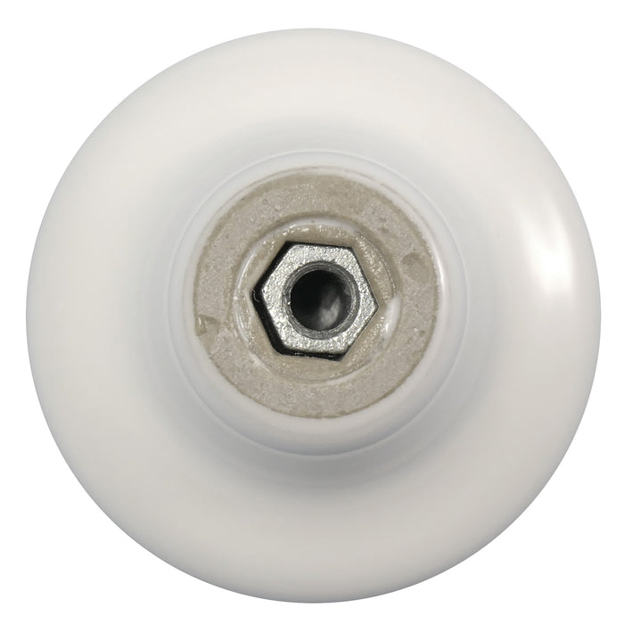 Laurey 1542 1 3/8" Porcelain Knob - Circle Impression - White