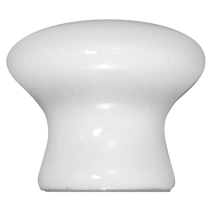 Laurey 1642 1 3/8" Porcelain Knob - White