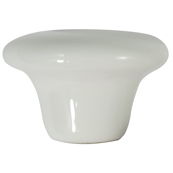 Laurey 1742 1 1/2" Porcelain Knob  - White