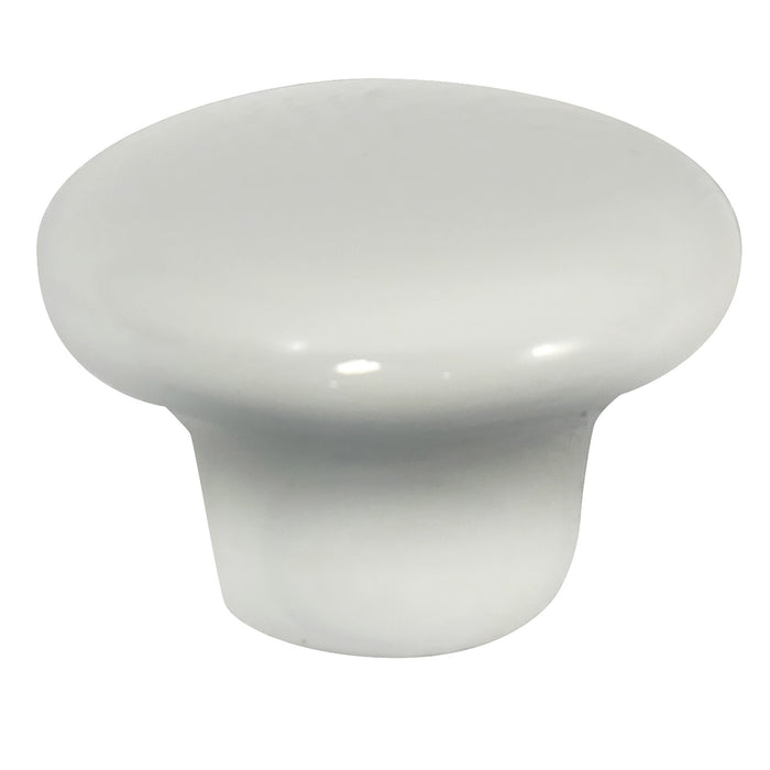Laurey 2942 1 1/4" Porcelain Knob - White