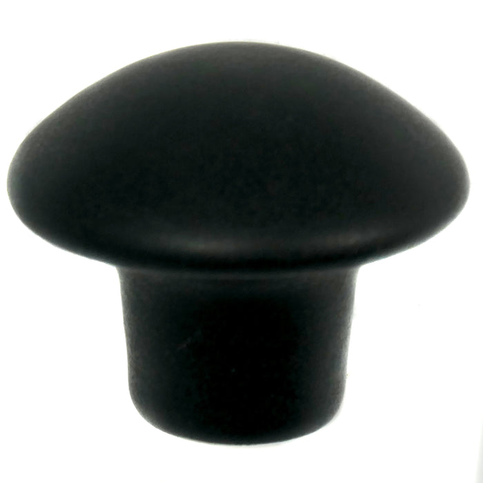 Laurey 3915 1 3/8" Ceramic Mesa Knob - Black - Matte Finish
