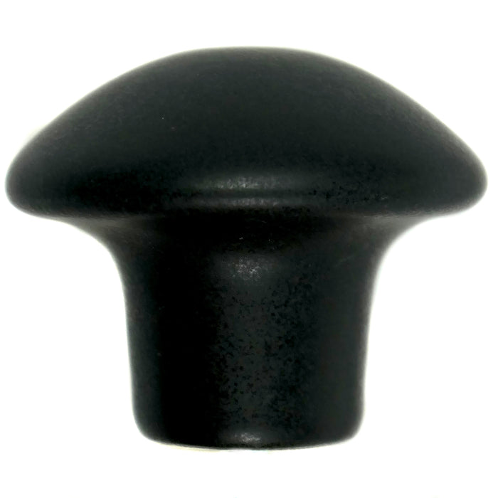 Laurey 3915 1 3/8" Ceramic Mesa Knob - Black - Matte Finish