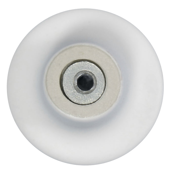 Laurey 3942 1 3/8" Ceramic Mesa Knob - White - Matte Finish