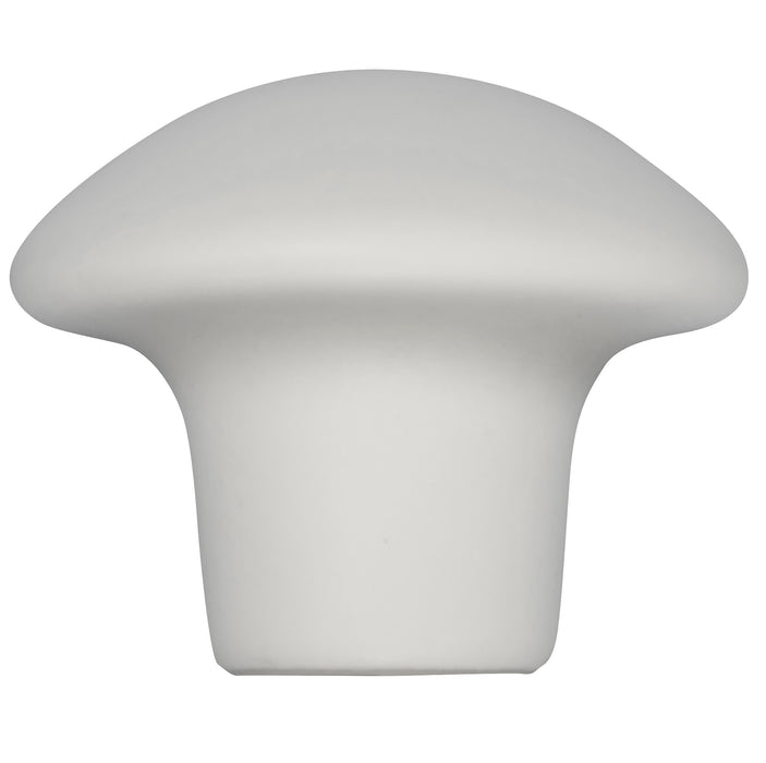 Laurey 3942 1 3/8" Ceramic Mesa Knob - White - Matte Finish