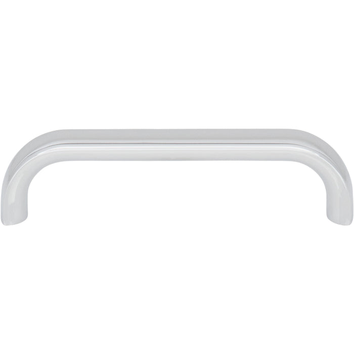 Top Knobs TK3342PC Brockwell 3 3/4" Center to Center Bar Pull Polished Chrome - KnobDepot