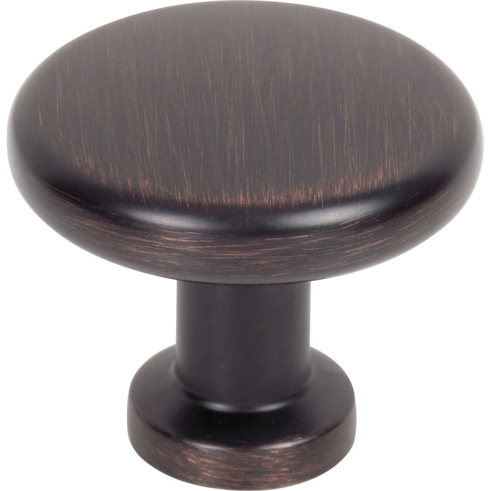 Jeffrey Alexander 410DBAC Weser Weser 1-3/8" (35mm) Diameter Mushroom Knob Brushed Oil Rubbed Bronze