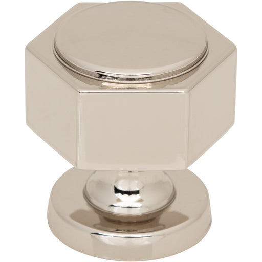 Top Knobs TK3320PN Stanmore 1 1/4" Length Geometric Knob Polished Nickel - KnobDepot