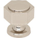 Top Knobs TK3320PN Stanmore 1 1/4" Length Geometric Knob Polished Nickel - KnobDepot