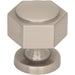 Top Knobs TK3320BSN Stanmore 1 1/4" Length Geometric Knob Brushed Satin Nickel - KnobDepot