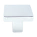 Berenson 0950-1026-P Contemporary Advantage One Polished Chrome Square Knob - KnobDepot
