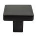 Berenson 0951-1055-P Contemporary Advantage One Matte Black Square Knob - KnobDepot