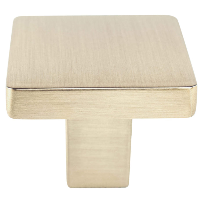 Berenson 0952-10CZ-P Contemporary Advantage One Champagne Square Knob - KnobDepot