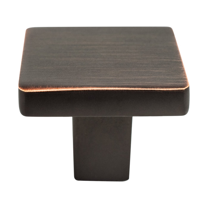 Berenson 0953-10VB-P Contemporary Advantage One Verona Bronze Square Knob - KnobDepot