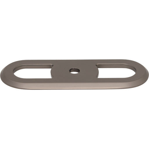 Top Knobs TK3351AG Brockwell 2 3/4" Center to Center Pull Backplate Ash Gray - KnobDepot