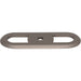 Top Knobs TK3351AG Brockwell 2 3/4" Center to Center Pull Backplate Ash Gray - KnobDepot
