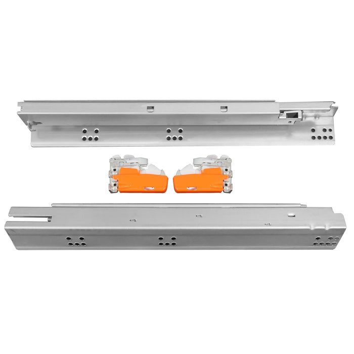 Paradise Bathworks 10821 21"" Undermount Drawer Slide 75 Lb- Soft Closing Full Tandem- Pair