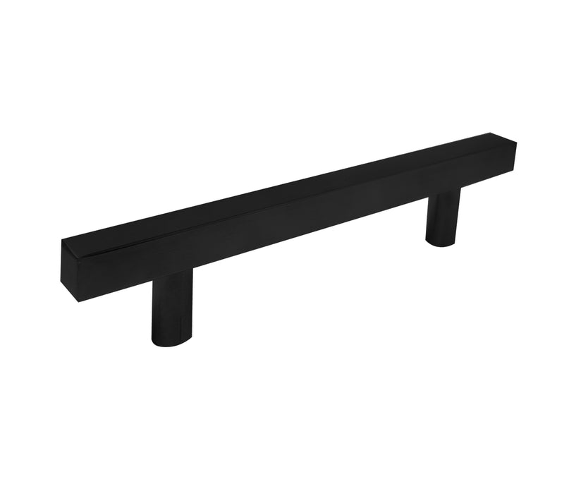 Laurey 12420 96mm Square Bar Pull - Wynwood - Matte Black
