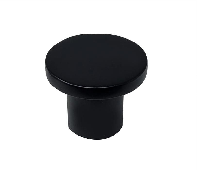 Laurey 12520 1" Cylindical Knob - Wynwood - Matte Black