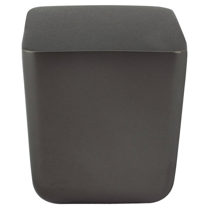 R. Christensen 1332-10CG-C Mini Charcoal Gray Large Square Knob Charcoal Gray