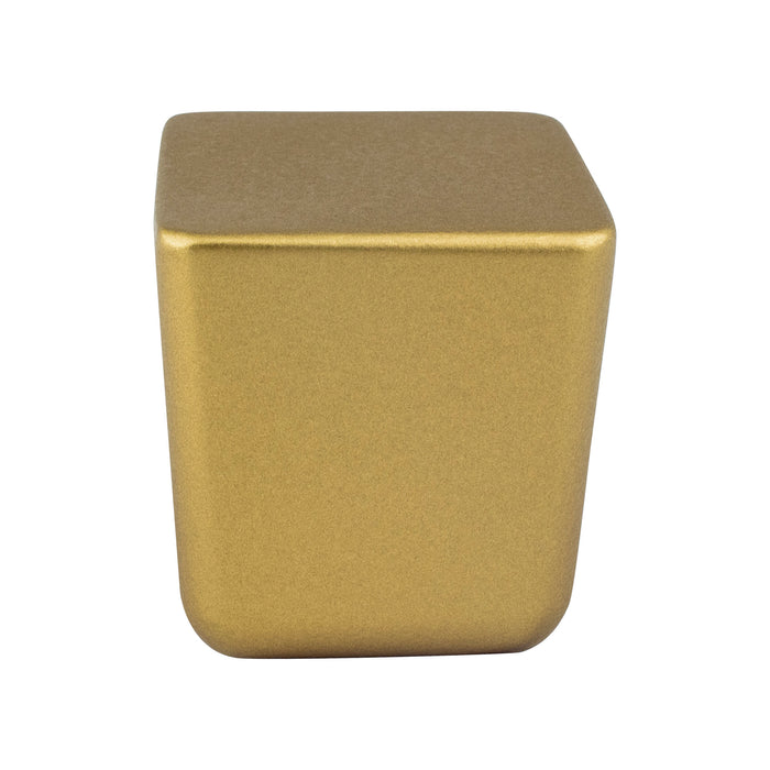 R. Christensen 1347-10HG-C Mini Honey Gold Large Square Knob Honey Gold