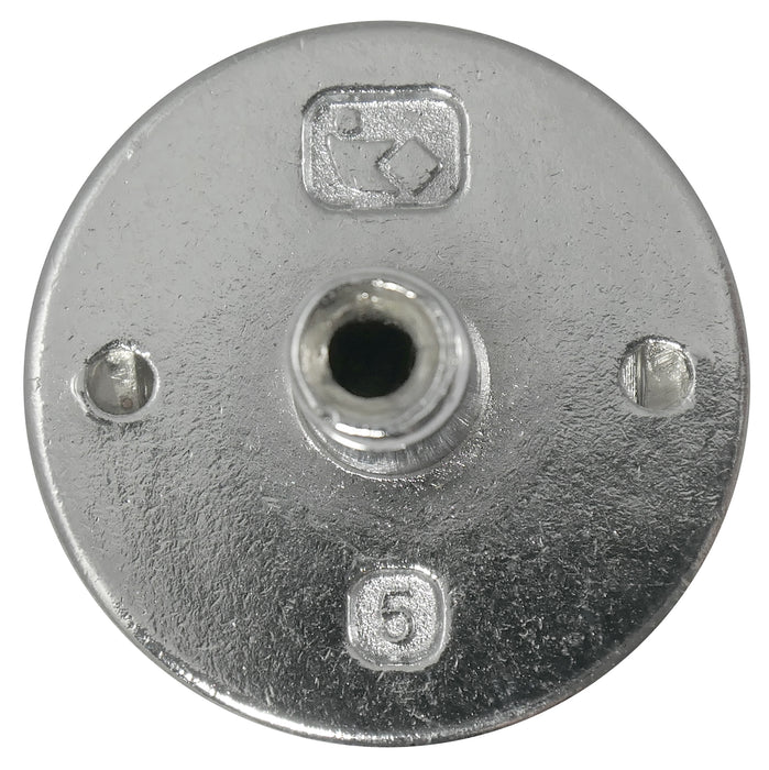 Laurey 15427 1 1/4" First Family Knob - Chrome & White