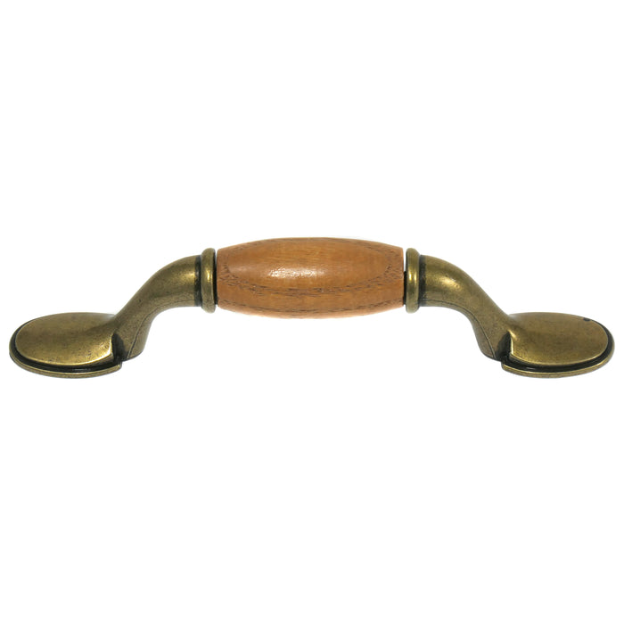Laurey 15536 3" First Family Pull - Oak-Light Brass
