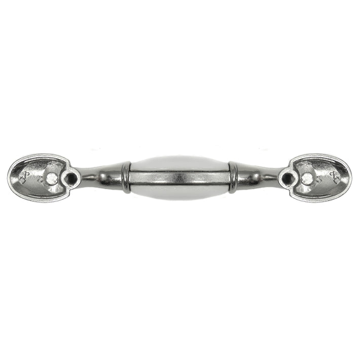 Laurey 15538 3" First Family Pull - White-Satin Chrome