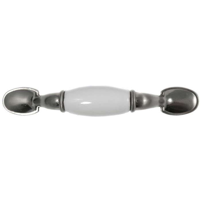 Laurey 15538 3" First Family Pull - White-Satin Chrome