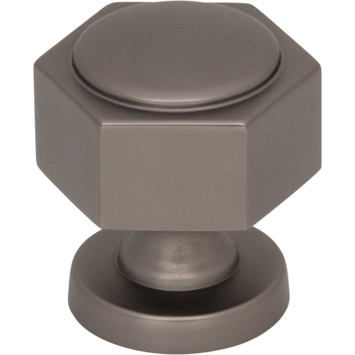 Top Knobs TK3320AG Stanmore 1 1/4" Length Geometric Knob Ash Gray - KnobDepot