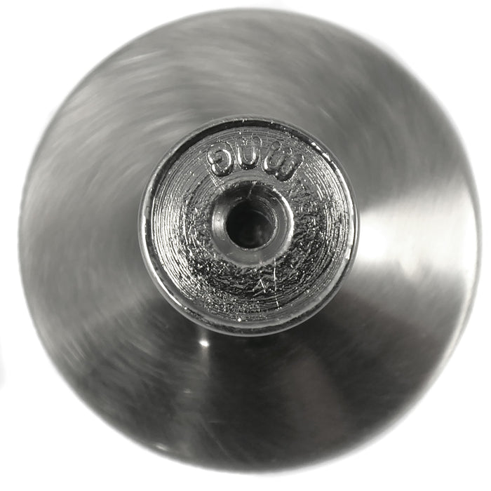 MNG Hardware 16621 1 1/2" Vanilla Thumbprint Knob - Satin Antique Nickel