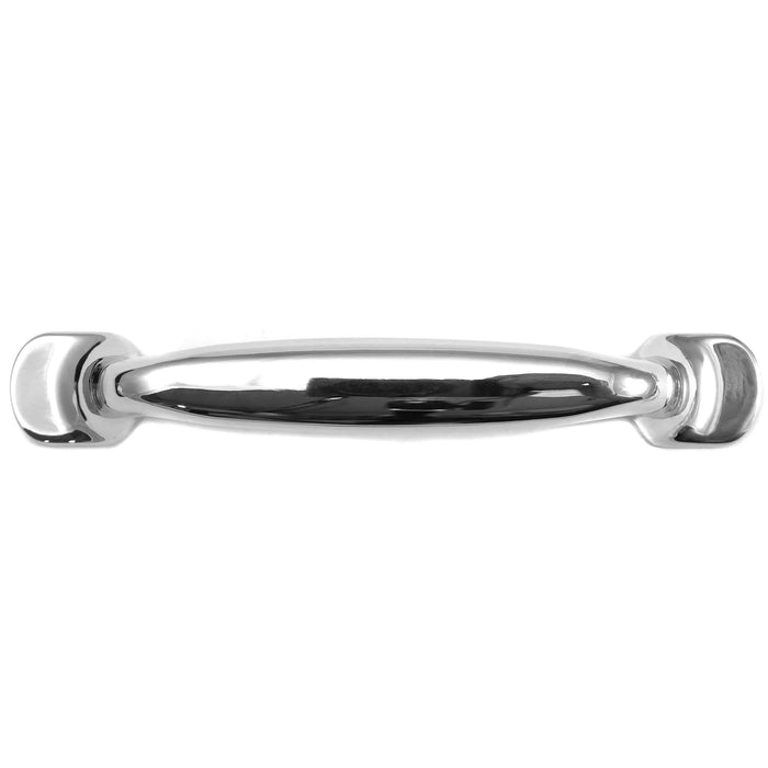 MNG Hardware 17126 128mm Pull - Sutton Place - Polished Chrome