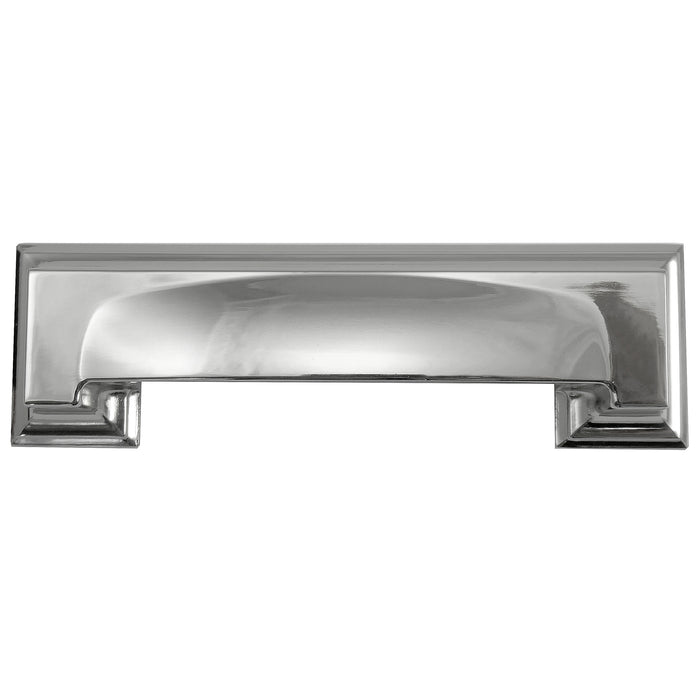 MNG Hardware 17514 3"/96mm Cup Pull - Park Avenue - Polished Nickel