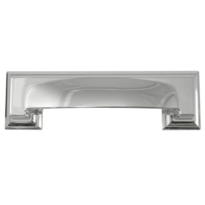 MNG Hardware 17514 3"/96mm Cup Pull - Park Avenue - Polished Nickel