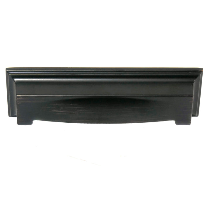 MNG Hardware 17566 3"/96mm Cup Pull - Park Avenue - Oil Rubbed Bronze