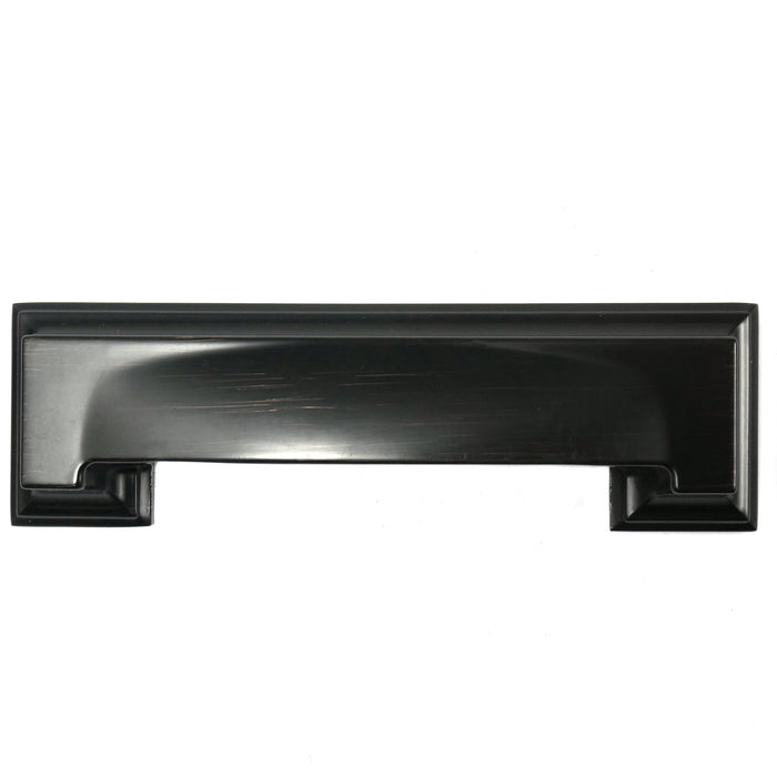 MNG Hardware 17566 3"/96mm Cup Pull - Park Avenue - Oil Rubbed Bronze