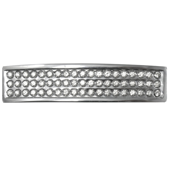 MNG Hardware 18126 Bellagio Long Knob - Polished Chrome/Crystal