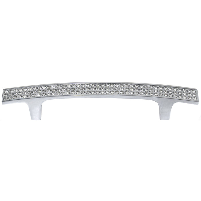 MNG Hardware 18226 96mm Pull - Bellagio - Polished Chrome/Crystal