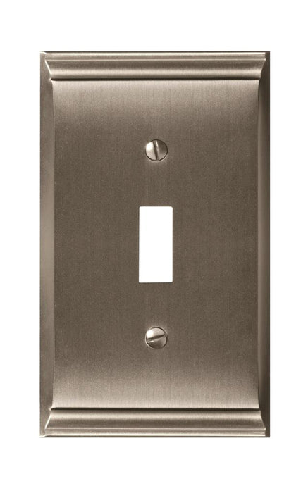 Amerock 1906894 Candler 1 Toggle Satin Nickel Wall Plate