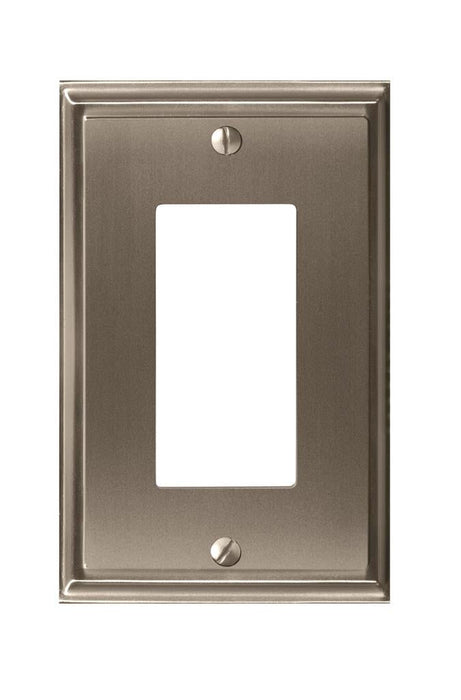 Amerock 1906962 Mulholland 1 Rocker Satin Nickel Wall Plate