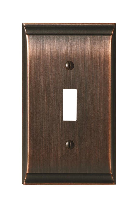 Amerock 1906986 Candler 1 Toggle Oil-Rubbed Bronze Wall Plate