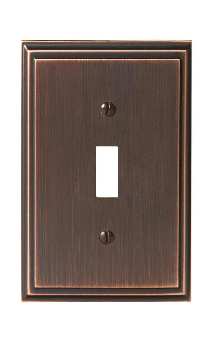 Amerock 1907000 Mulholland 1 Toggle Oil-Rubbed Bronze Wall Plate