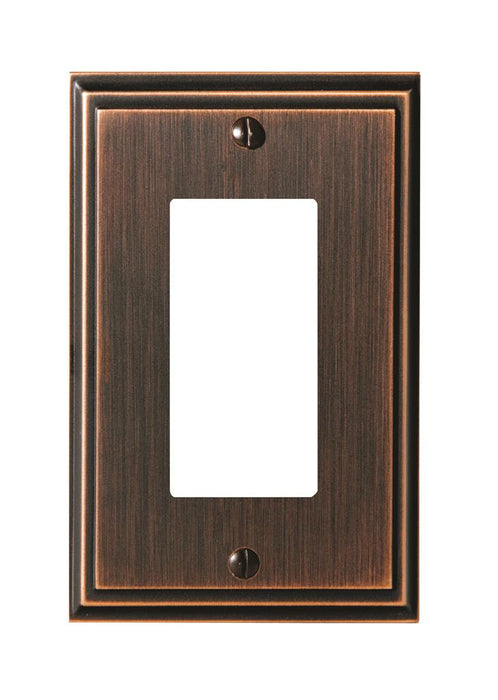 Amerock 1907004 Mulholland 1 Rocker Oil-Rubbed Bronze Wall Plate