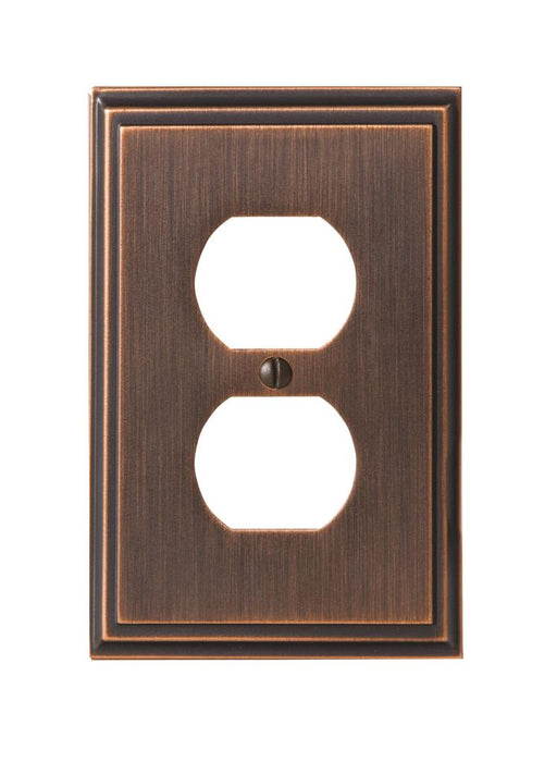 Amerock 1907008 Mulholland 1 Gang Oil-Rubbed Bronze Wall Plate