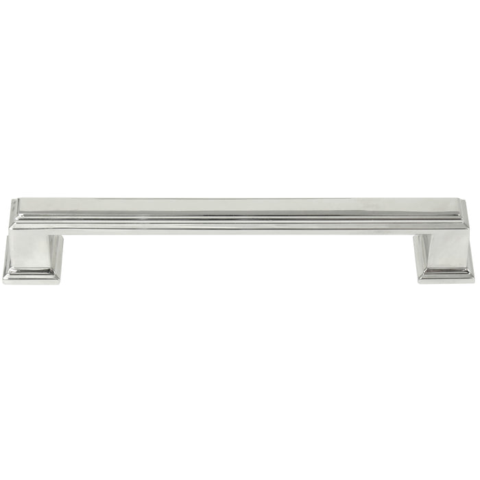 MNG Hardware 19114 128mm Pull - Beacon Hill - Polished Nickel